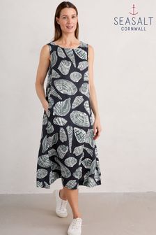 Seasalt Cornwall Petite Sleeveless Sanderling Midi Dress (E02026) | 99 €