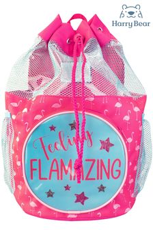 Harry Bear Pink Flamingo Swim Bag (E02293) | $30
