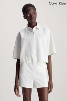 Calvin Klein White Label Rib Shirt (E02430) | 191 SAR