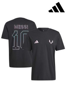Черный - Футболка с надписью "Messi" Adidas Inter Miami Cf Messi (E02480) | €46