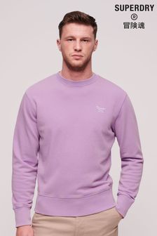 Superdry Purple Vintage Washed Sweatshirt (E02543) | SGD 106