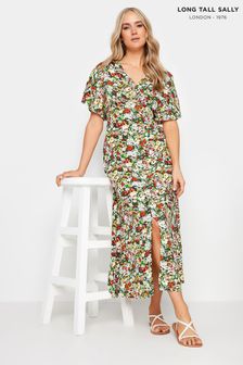 Платье макси с цветочным принтом и разрезом Long Tall Sally (E02685) | €45