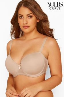 Yours Curve Nude Moulded Underwired T-Shirt Bra (E02748) | €31