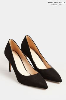 Long Tall Sally Black Point Court Shoes (E02845) | ₪ 186