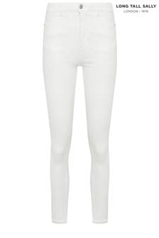 Long Tall Sally White AVA Superstretch Skinny Jeans (E02854) | Kč1,350