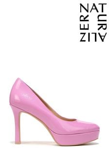 Naturalizer Pink Camilla Heeled Wedge Court Shoes