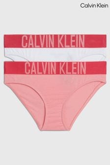 Calvin Klein Pink Underwear Bikini Briefs 2 Pack (E03211) | 114 QAR