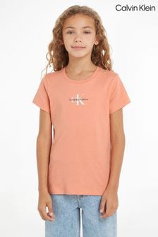 Calvin Klein Orange Micro Monogram Top (E03216) | LEI 137 - LEI 167