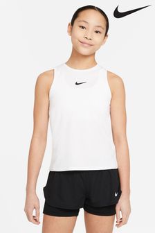 לבן - גופיית טניס עשויה בד מנדף-זיעה של Nike דגם Court Victory (E03697) | ‏126 ‏₪