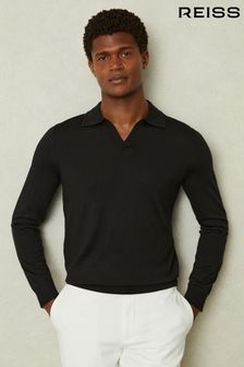 Men s Polo Shirts Plain Long Sleeve Casual Brandedfashion Next Oman