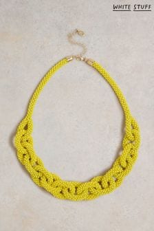 White Stuff Yellow Fine Bead Link Necklace (E04450) | HK$290