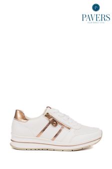 Pavers Metallic Accent Trainers (E04551) | kr454