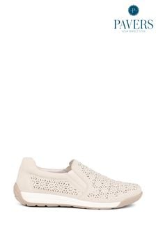 Pavers Perforated Slip On Shoes (E04554) | €50