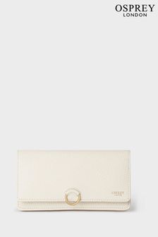 OSPREY LONDON The Harper Matinee Leather White Purse (E04654) | €83