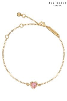 Ted Baker Gold Tone HANSAA: Crystal Heart Bracelet (E04949) | AED179