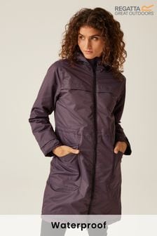 Regatta Purple Romine II Long Length Waterproof Jacket (E04950) | $144