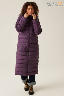 Purple Long Shower Resistant Casual Coats Next Luxembourg