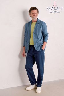 Seasalt Cornwall Blue Mens Riggerman Trousers (E05163) | CA$228