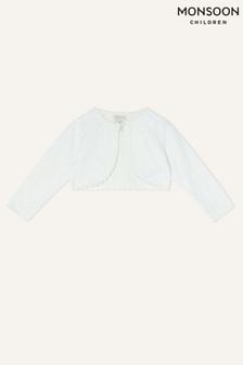 Monsoon Natural Baby Lace Cardigan (E05385) | €36 - €39