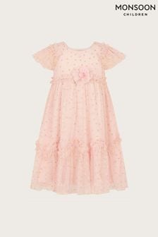 Monsoon Pink Baby Issey Rose Dress (E05423) | €45 - €48