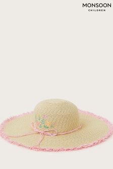 Monsoon Natural Embroidered Floppy Hat (E05428) | KRW29,900 - KRW32,000