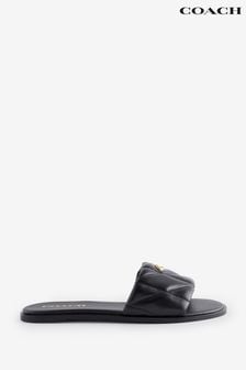 COACH Holly Black Sandals (E05591) | $300