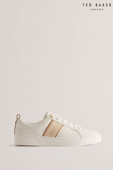 Ted Baker Baily Webbing Cupsole Brown Trainers