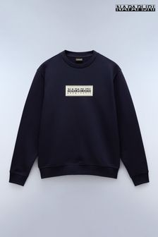 Napapijri Blue Box Sweat Top (E06382) | ￥13,810