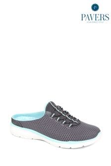 Pavers Grey Slip-Ons Trainers (E06734) | kr454