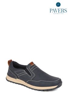 Pavers Blue Slip-Ons Trainers