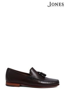 Jones Bootmaker Rowley Leather Tassel Brown Loafers (E06929) | AED610