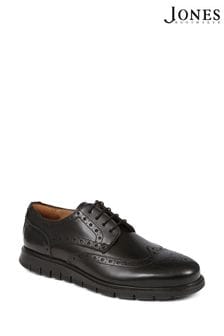 أسود - Jones Bootmaker London City 2 Brogues Derby Shoes (E06934) | 631 ر.س