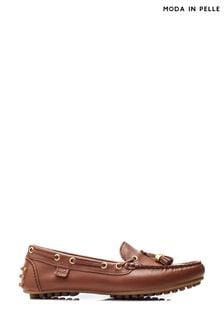 Светло-коричневый - Moda In Pelle Arienna Driving Shoes (E07087) | €105