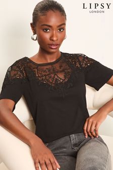 Women s T Shirts Lipsy Lace Tops Brandedfashion Next Oman
