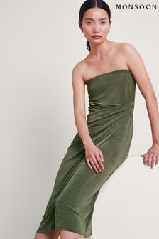 Monsoon Green Billi Bandeau Dress (E07312) | NT$3,500