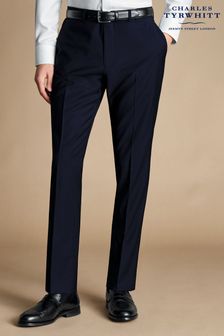 Charles Tyrwhitt Blue Slim Fit Italian Luxury Trousers (E07561) | €191