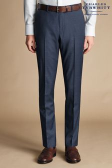 Charles Tyrwhitt Blue Slim Fit Italian Trousers (E07566) | LEI 895