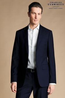 Charles Tyrwhitt Blue Slim Fit Italian Luxury Jacket (E07571) | SGD 581