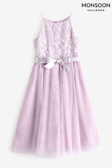 Monsoon Purple Lacey Sequin Truth Dress (E07757) | 238 QAR - 247 QAR
