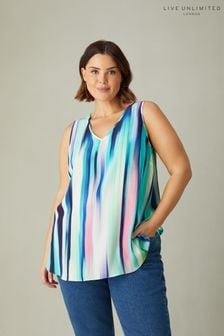 Live Unlimited Curve Abstract Print Blue Vest (E07806) | 2 403 ₴