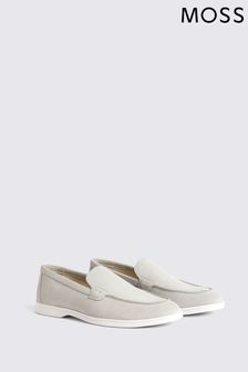 MOSS Natural Lewisham Suede Casual Loafers