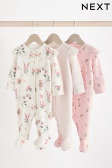 Next baby girl sleepsuits hot sale