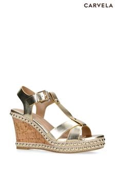 Carvela Super Stud Wedge Sandals (E08537) | €156