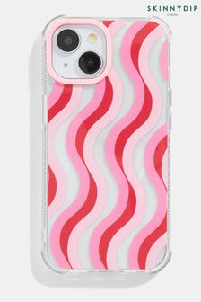 Skinnydip Pink And Red Wave Shock Iphone 15 Pro Phone Case (E08848) | 34 €