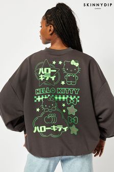 Skinnydip X Hello Kitty Charcoal Grey Sweatshirt (E08867) | 55 €