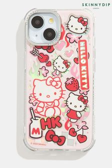 Skinnydip Pink Hello Kitty x Holo Sticker iPhone Shock CaseiPhone 14 Pro Max Case (E08880) | TRY 898
