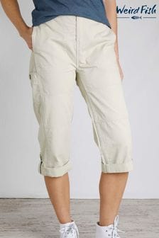 Weird Fish Cream Salena Organic 3/4 Length Trousers (E09209) | NT$1,870
