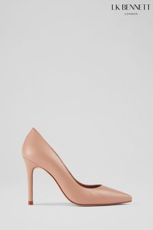 LK Bennett Fern Suede Pointed Toe Courts (E09367) | OMR118
