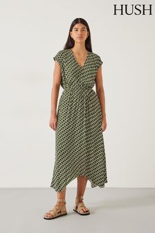 Hush Green Klara Maxi Dress (E09419) | SGD 172