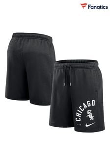 Fanatics Chicago White Sox Arched Kicker Fleece Black Shorts (E09440) | TRY 2.407